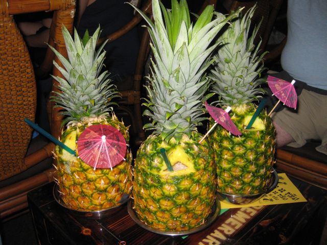 Pineapple Tiki Drinks @ Smuggler's Cove